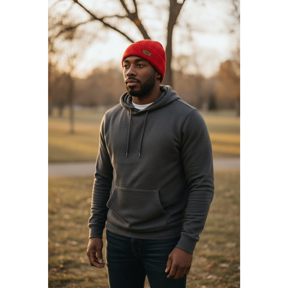 FLY Racing Slouch Ribbed Beanie One Size Red NWT